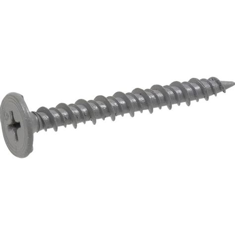 lowe's long screws for cement